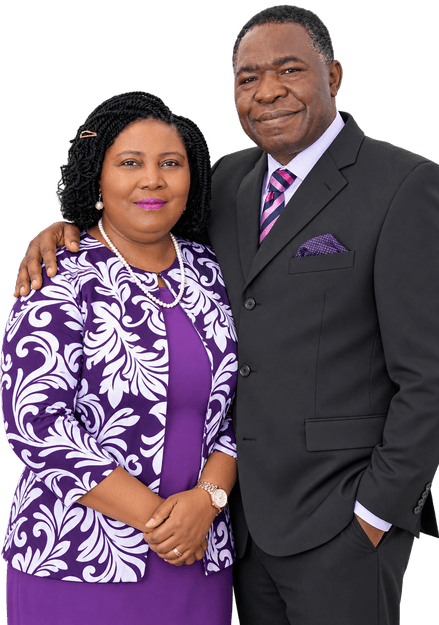 Pastors Pre and Tina Ovia, founders of Destiny International Christian Assembly (DICA) worldwide